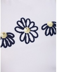 T-shirt Ricamo Margherite