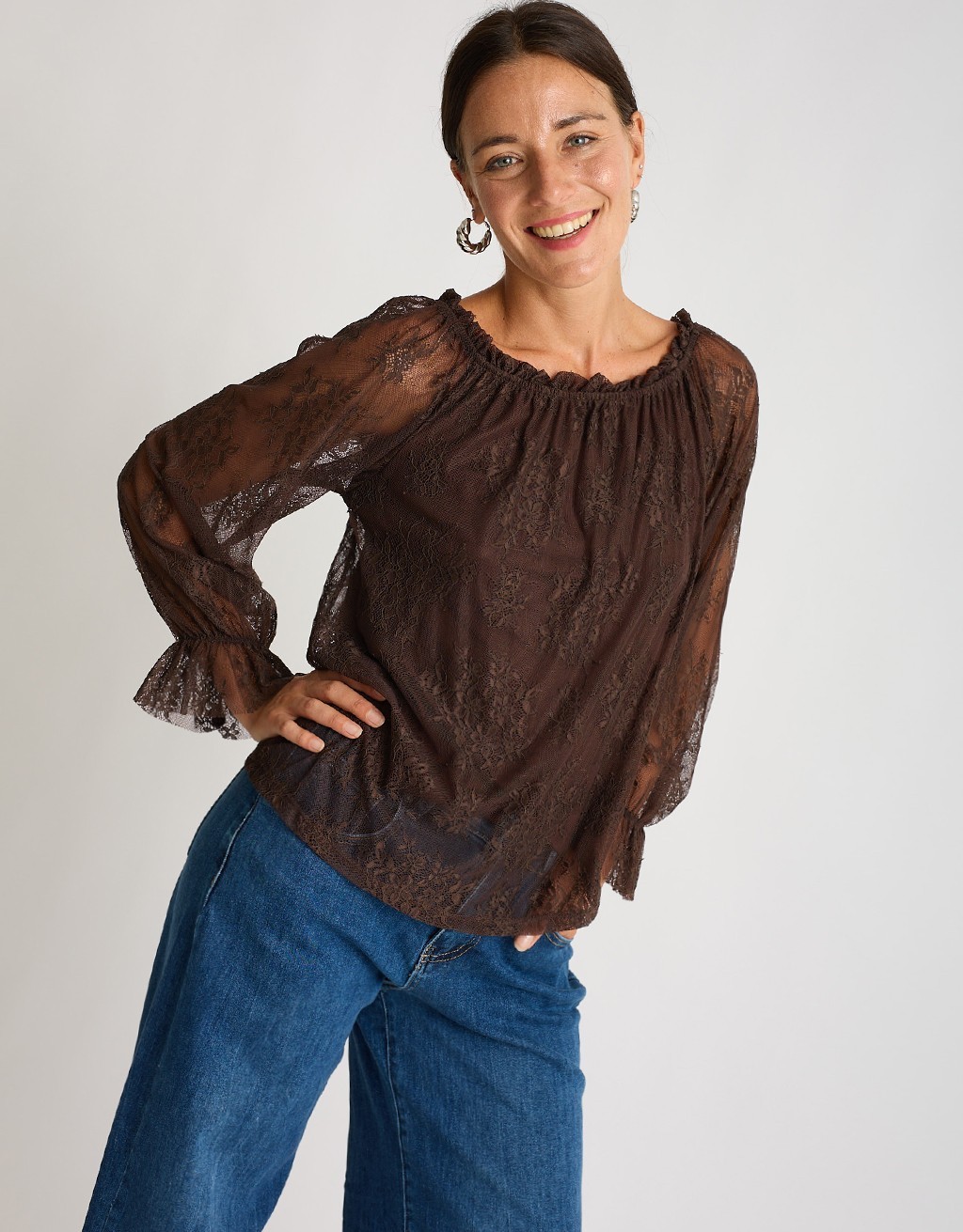 Maglietta Pizzo Elastico