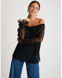 Maglietta Pizzo Elastico