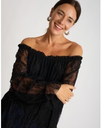 Maglietta Pizzo Elastico