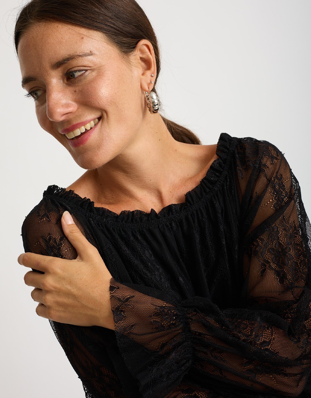 Maglietta Pizzo Elastico