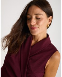 Completo Gilet Fluido Effetto Spinato