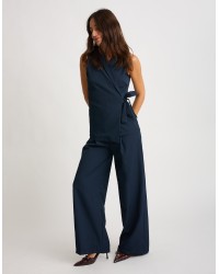 Completo Gilet Fluido Effetto Spinato