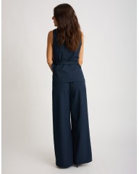 Completo Gilet Fluido Effetto Spinato