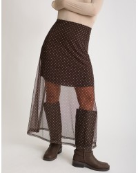 Gonna Tulle Pois