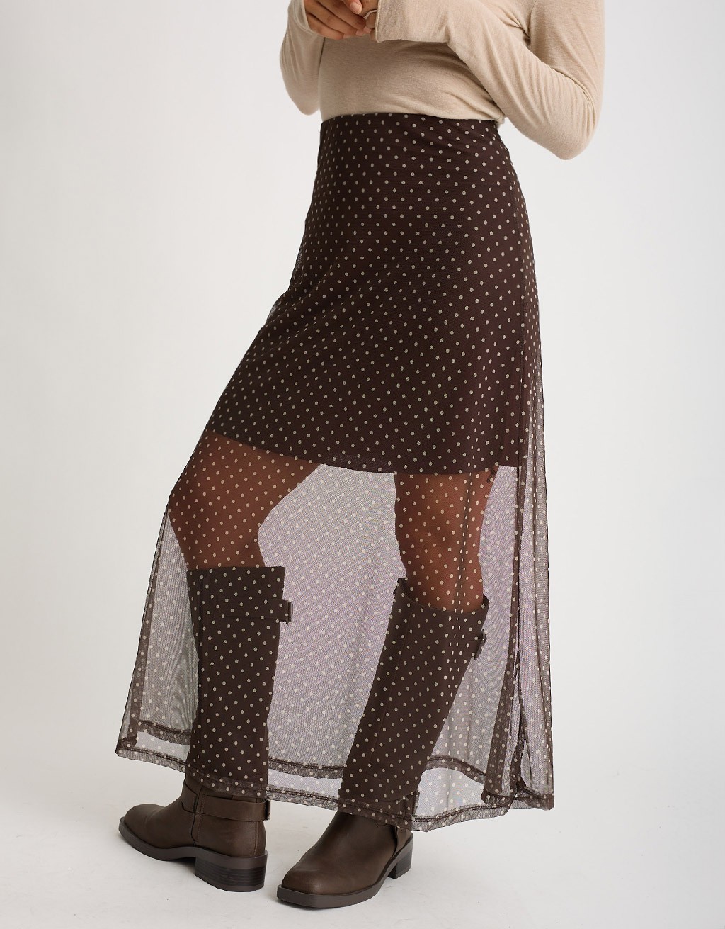 Gonna Tulle Pois
