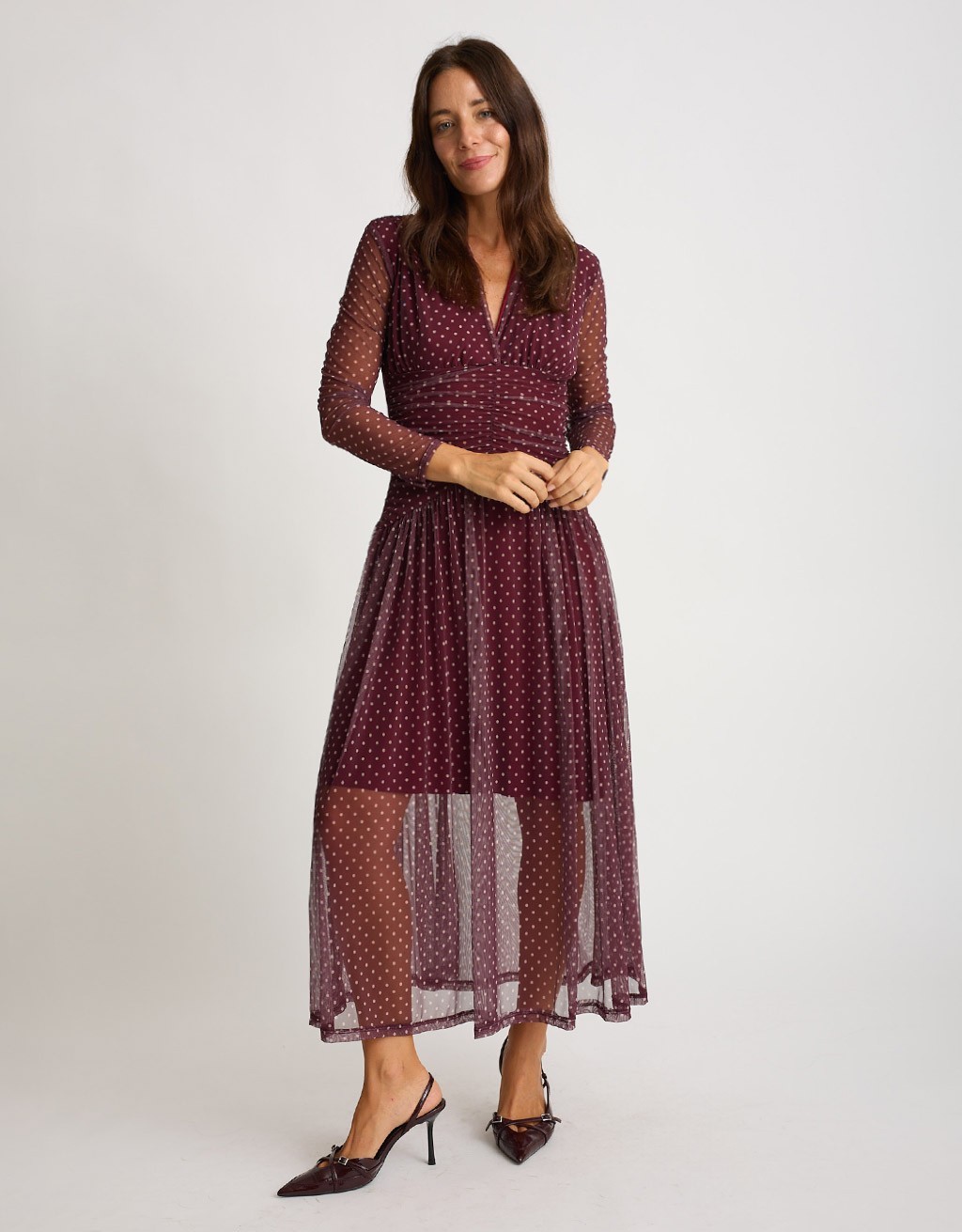 Abito Tulle Pois