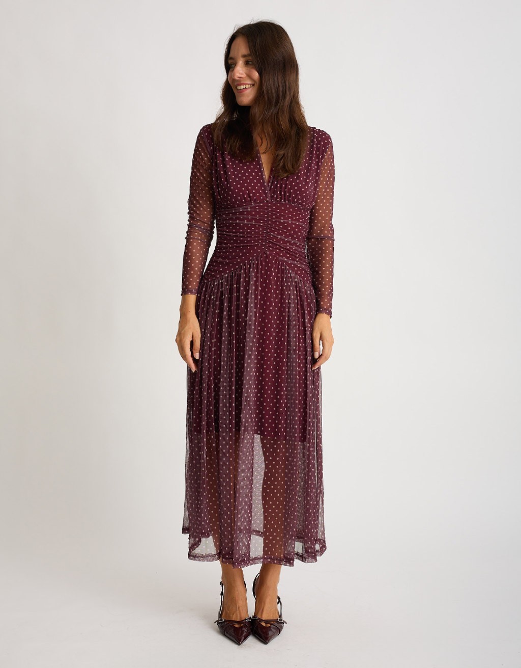 Abito Tulle Pois