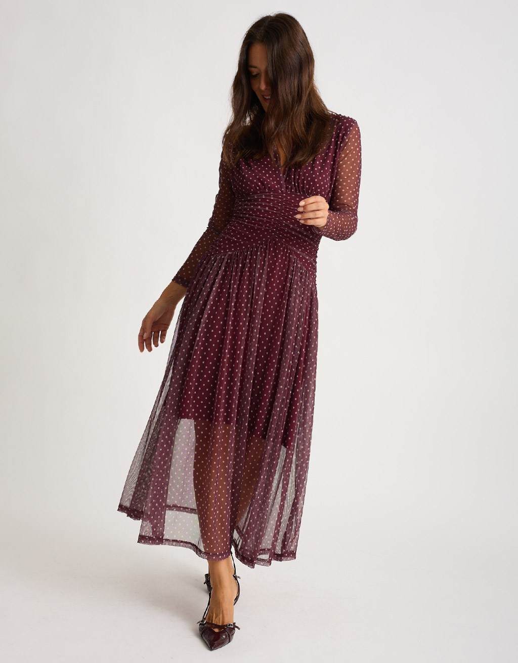 Abito Tulle Pois