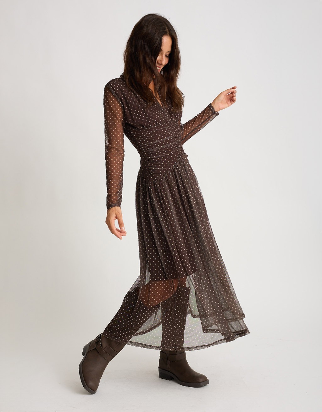 Abito Tulle Pois