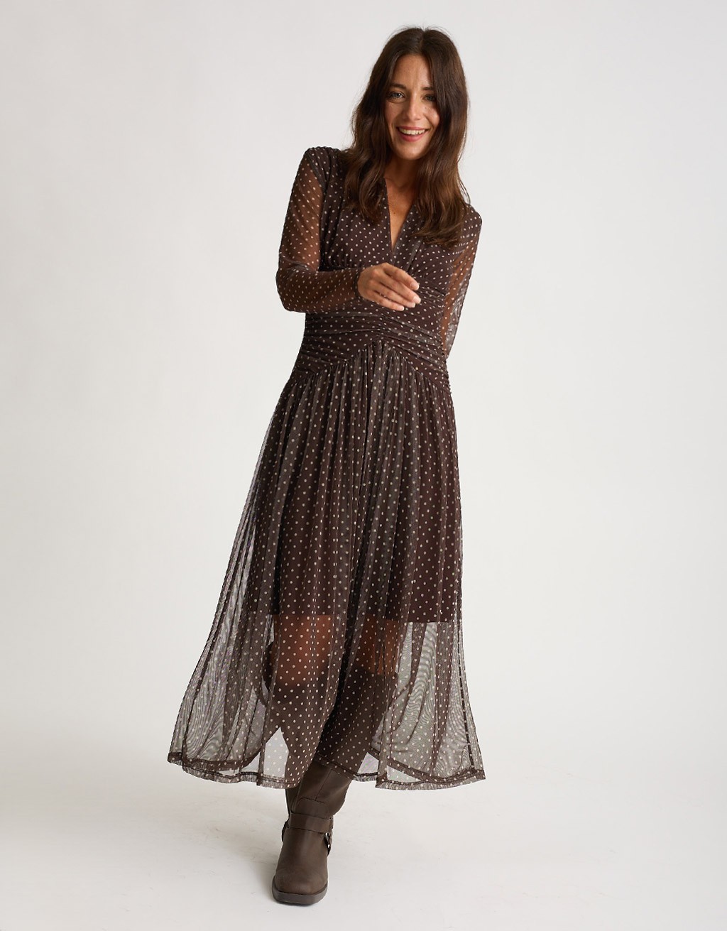 Abito Tulle Pois