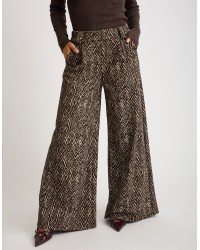 Pantalone Palazzo Zig Zag