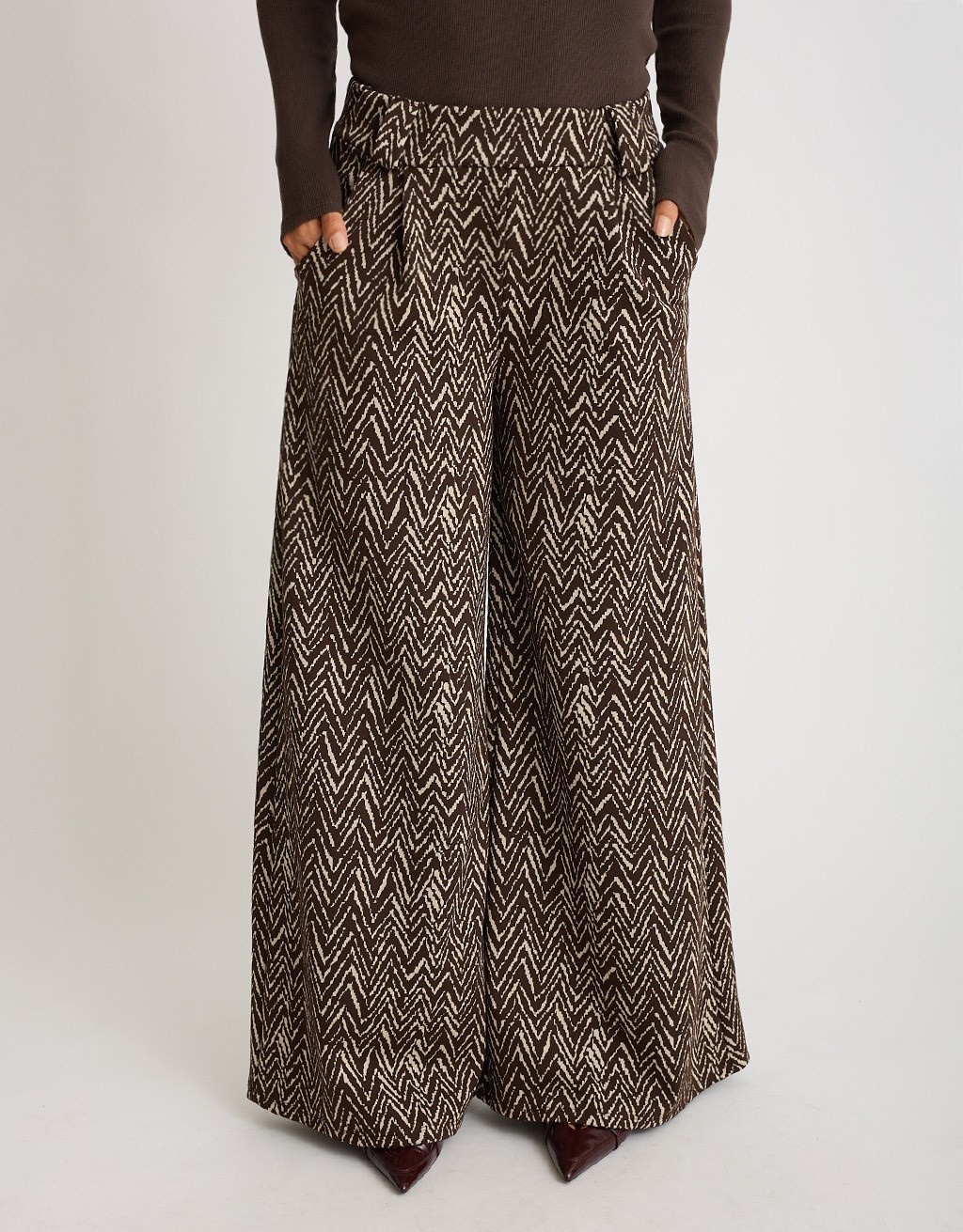 Pantalone Palazzo Zig Zag