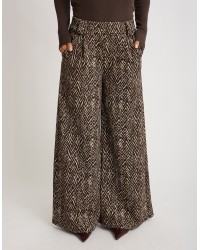 Pantalone Palazzo Zig Zag