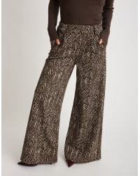 Pantalone Palazzo Zig Zag