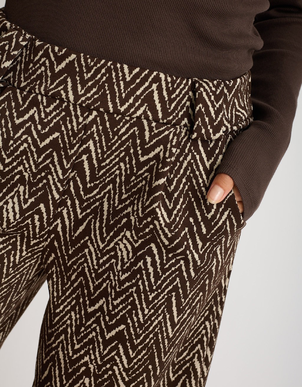 Pantalone Palazzo Zig Zag