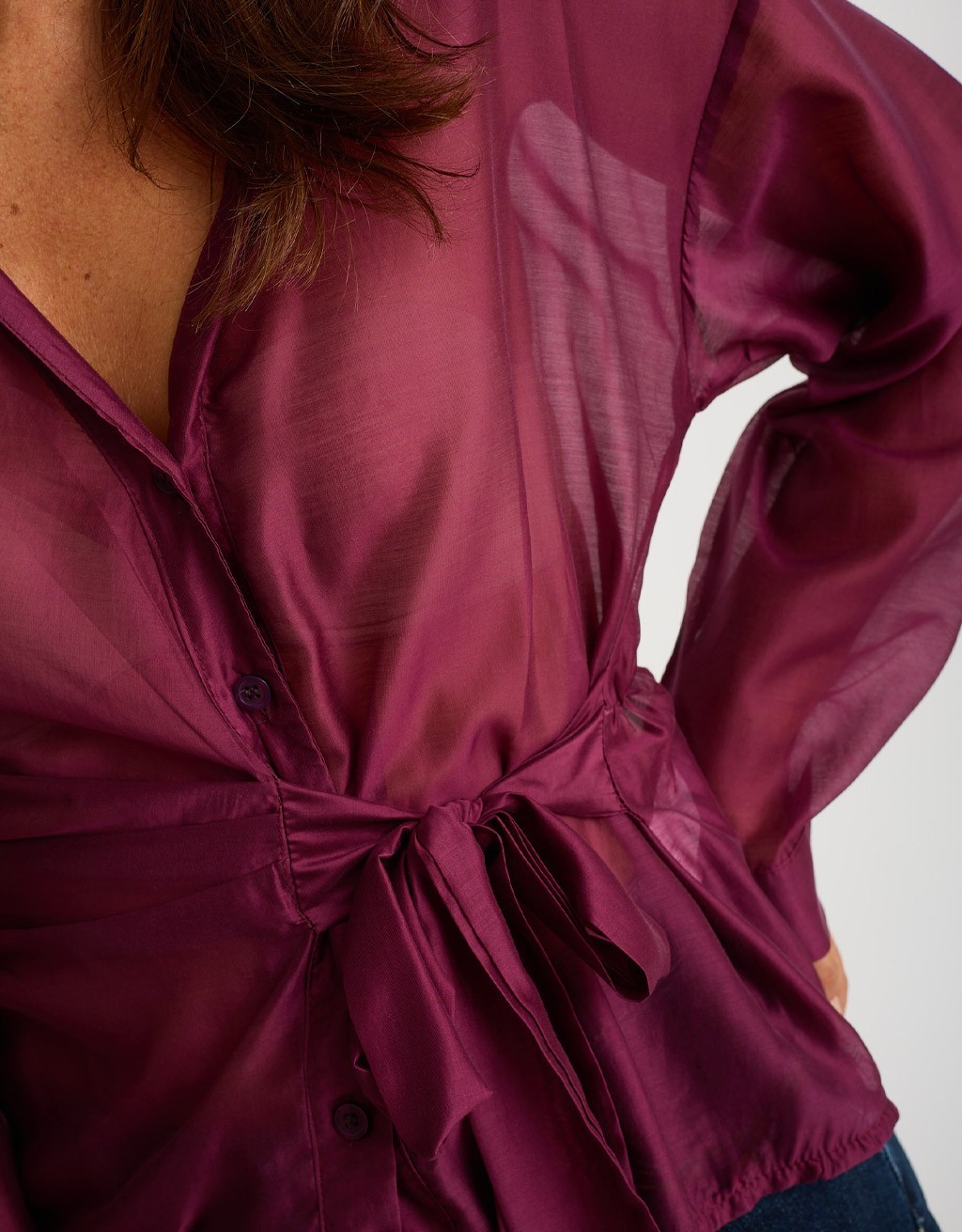 Camicia Tencel Nodo