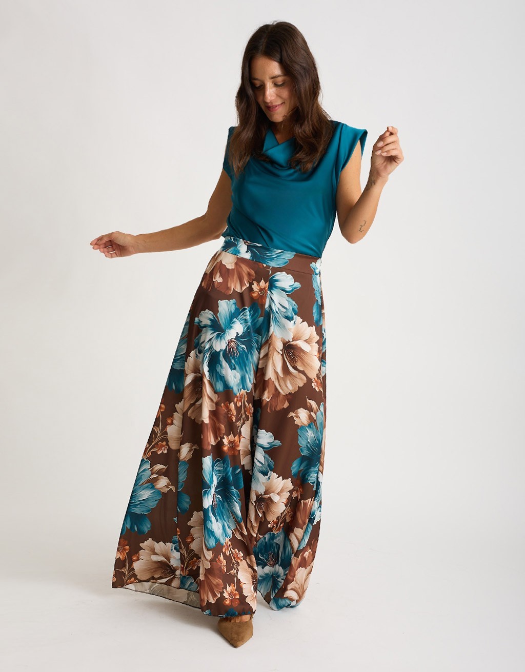 Pantagonna Raso Fantasia Fiore