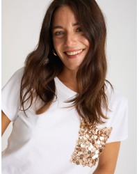 T-shirt Taschino Paillettes'