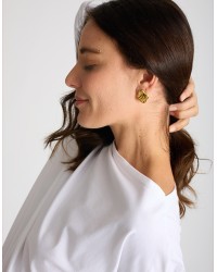 Maglietta Collo Barchetta Cotone Spacchetti
