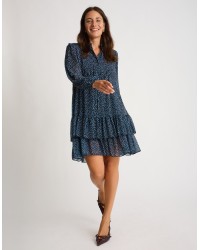 Abitino Chemisier Georgette Micro Pois