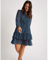 Abitino Chemisier Georgette Micro Pois