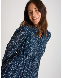 Abitino Chemisier Georgette Micro Pois