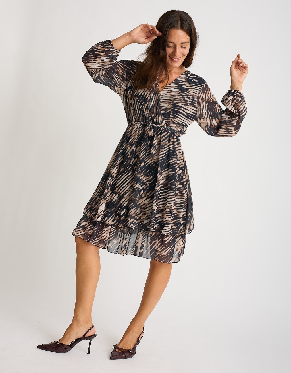 Abitino Georgette Animalier