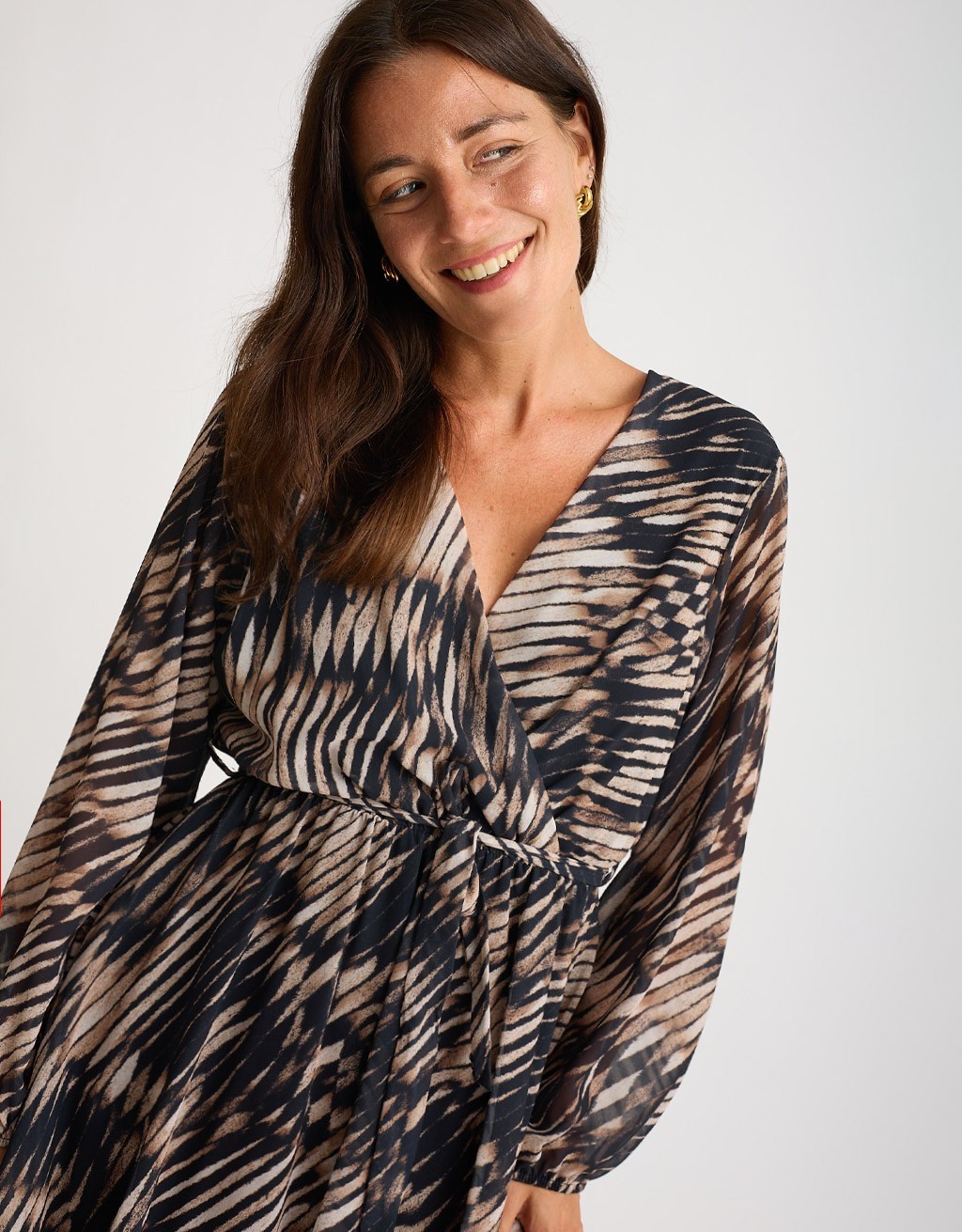 Abitino Georgette Animalier