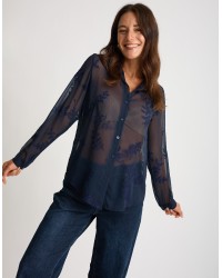 Camicia Georgette Ricami