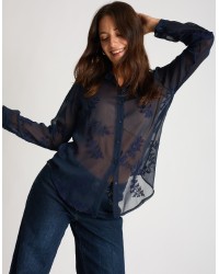 Camicia Georgette Ricami