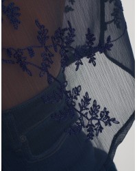 Camicia Georgette Ricami