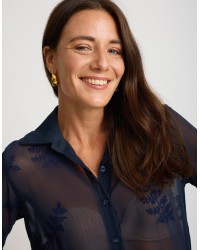 Camicia Georgette Ricami