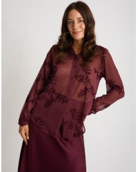 Camicia Georgette Ricami