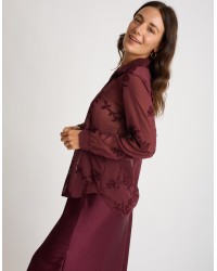 Camicia Georgette Ricami
