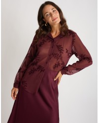 Camicia Georgette Ricami