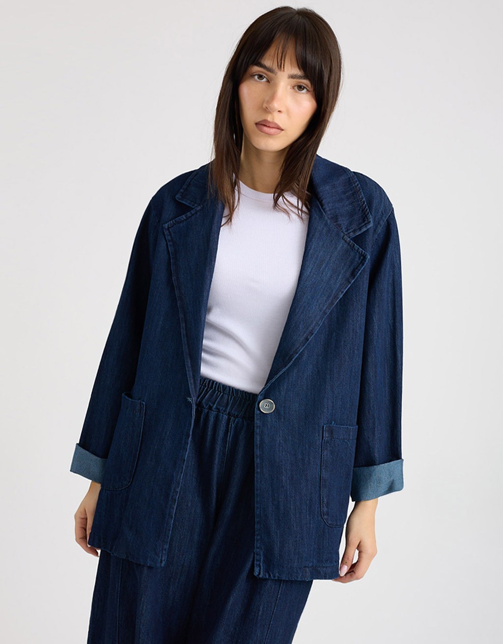Giacca Jeans Oversized