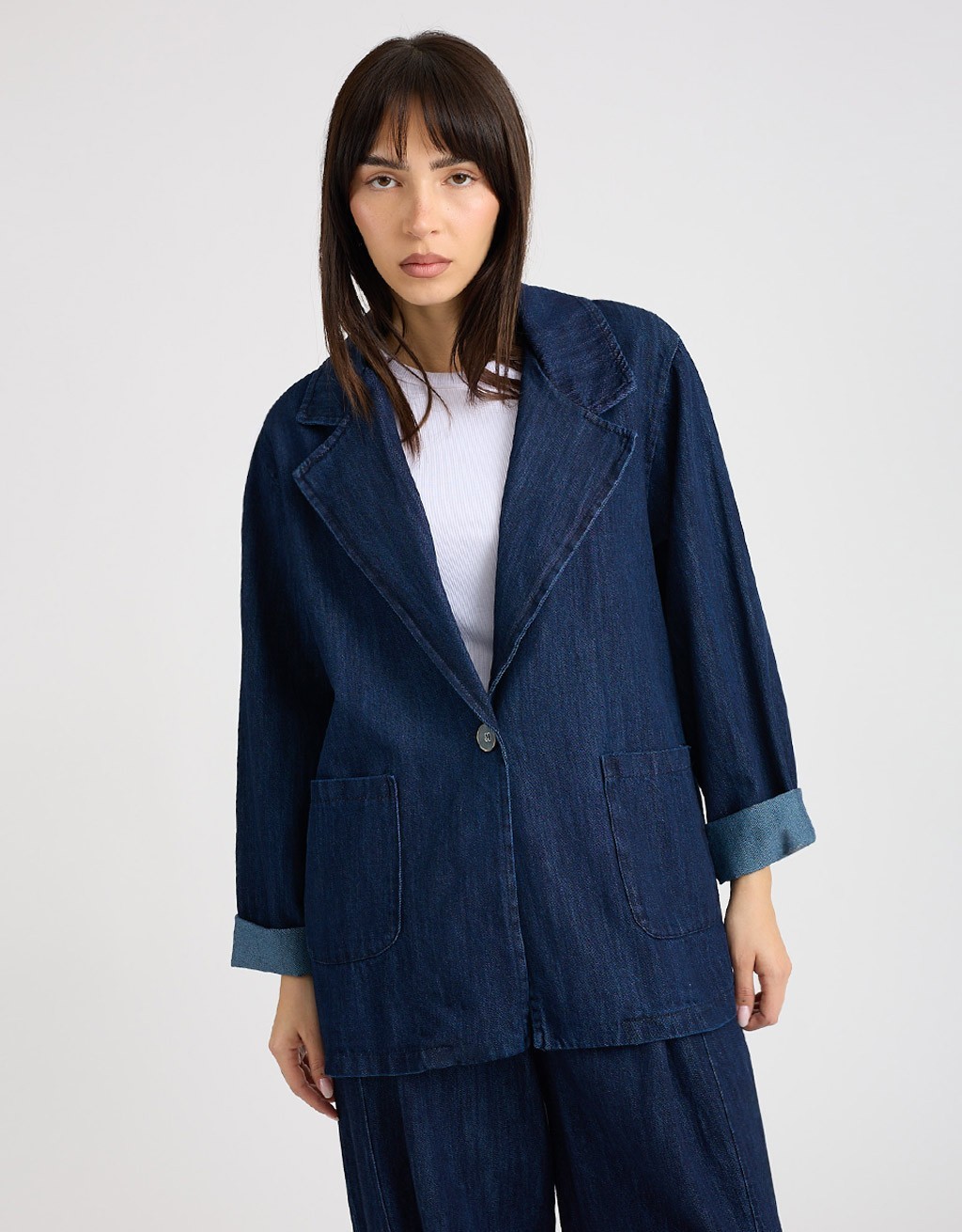 Giacca Jeans Oversized