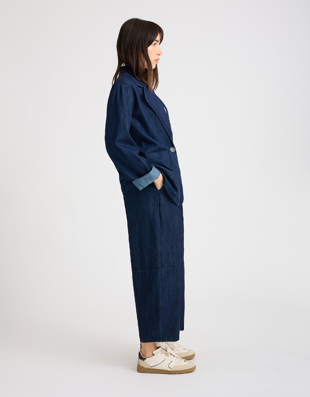 Pantalone Jeans Baloon Crop