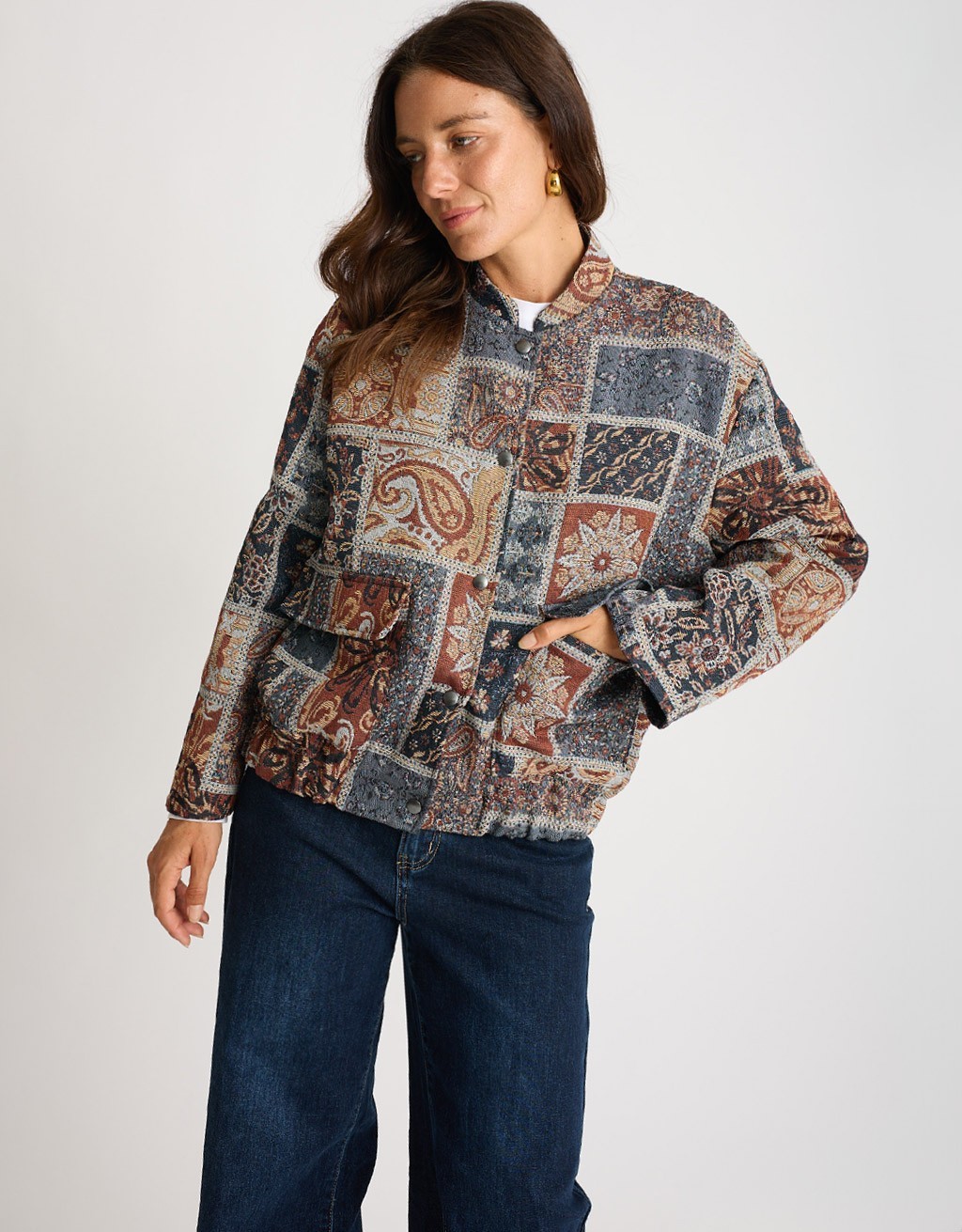 Bomber Jacquard