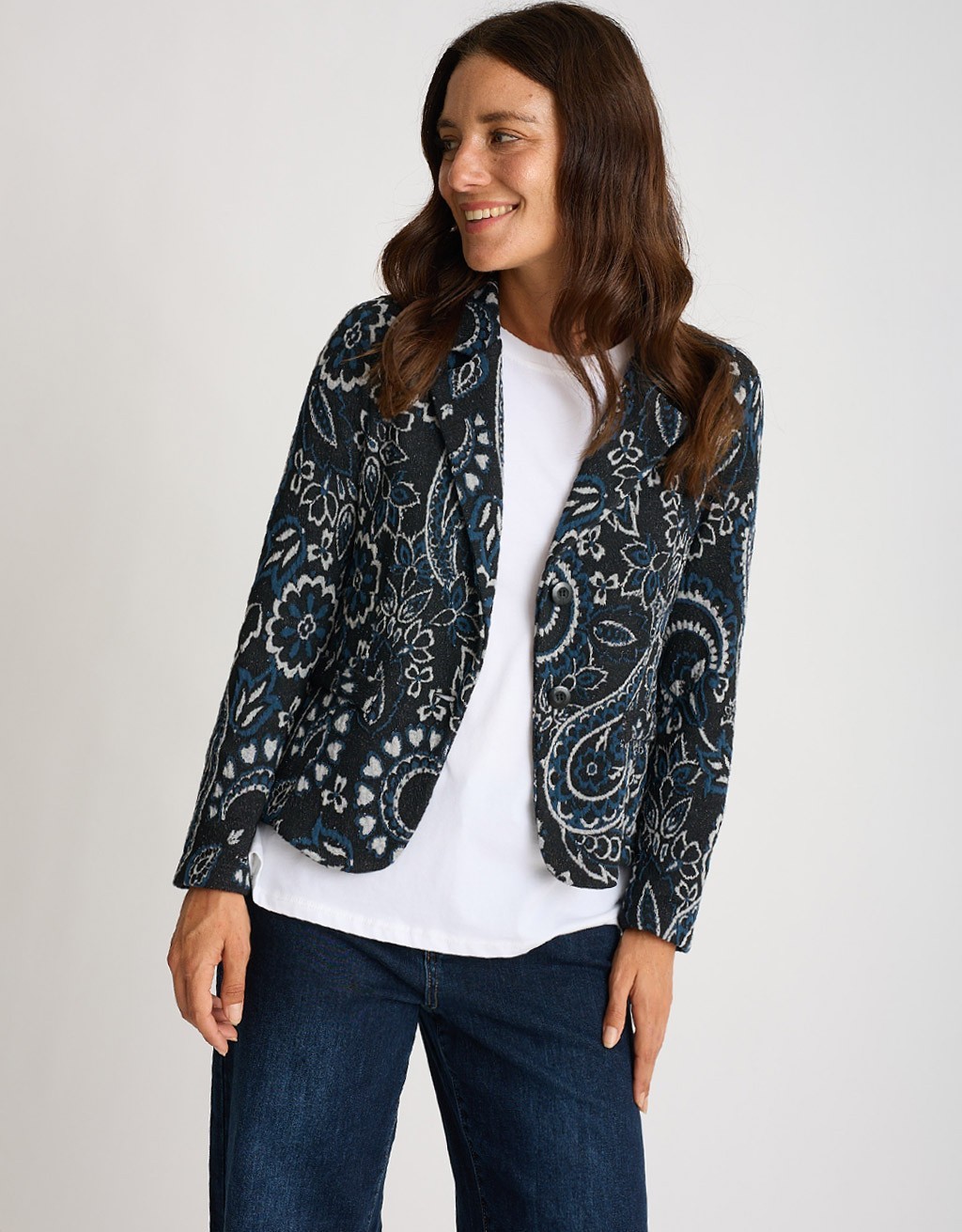 Giacca Jacquard Fantasia