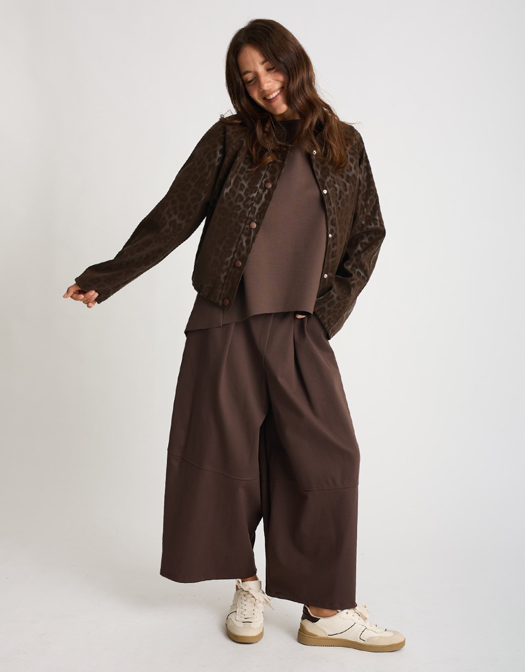 Bomber Animalier Effetto Lucido