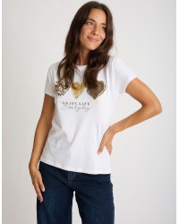 T-shirt Cuori Animalier