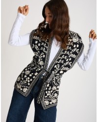 Gilet In Maglia Fantasia