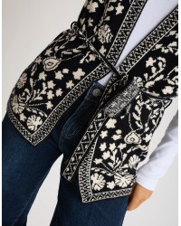 Gilet In Maglia Fantasia