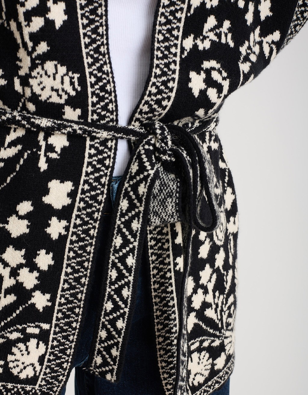 Gilet In Maglia Fantasia