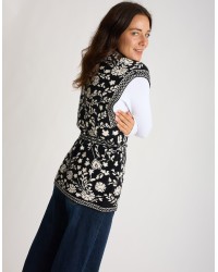 Gilet In Maglia Fantasia