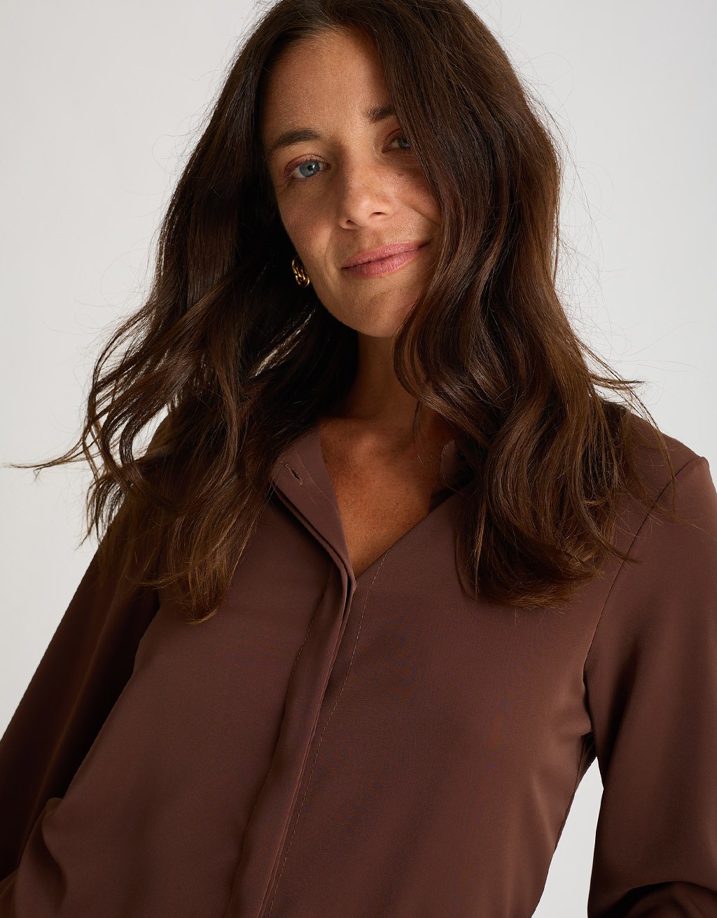 Camicia Effetto Lucido