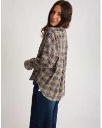 Camicia Over Cotone Quadri