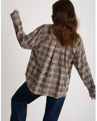 Camicia Over Cotone Quadri